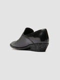 NOELIE DD 111 - Black Leather Penny Loafers - thumb image 4,side view