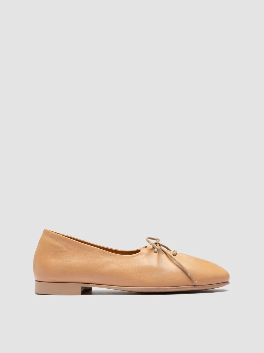 OLIVER 102 - Ballerinas aus graubraunem Leder - image 1,side view