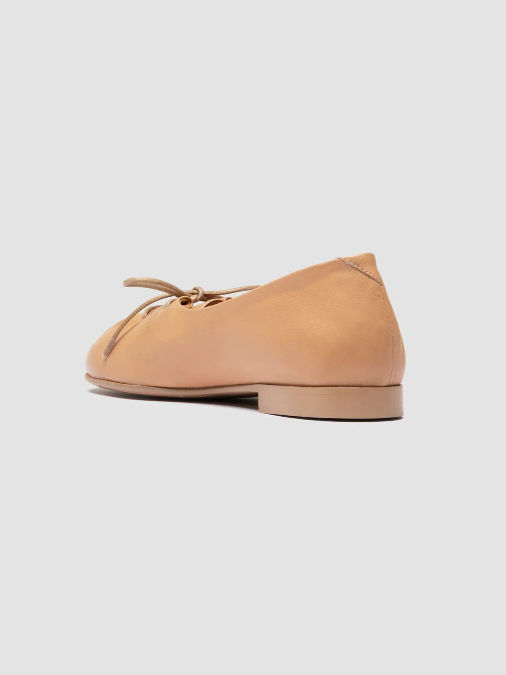OLIVER 102 - Ballerinas aus graubraunem Leder - image 4,side view