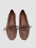 OLIVER 102 - Brown Suede Ballerina Shoes - thumb image 2,side view