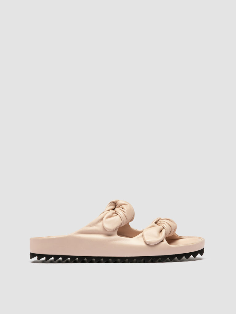 PELAGIE 010 - White Leather Sandals