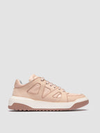 ROCKVILLE 102 - Beige Leather Low Top Sneakers