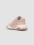 ROCKVILLE 102 - Beige Leather Low Top Sneakers - thumb image 4,side view