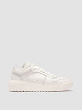 ROCKVILLE 105 - White Leather Low Top Sneakers - thumb image 1,side view