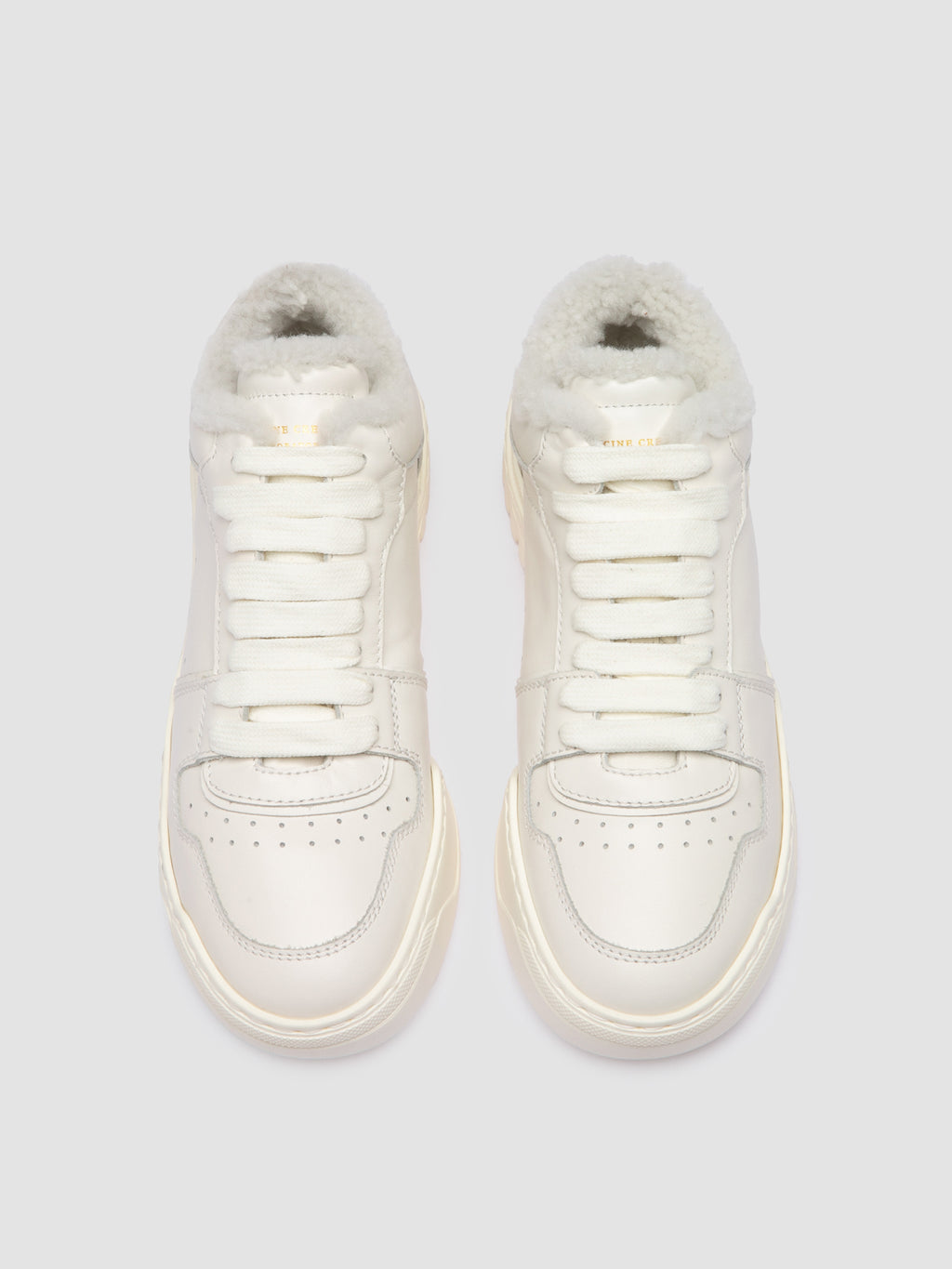 ROCKVILLE 105 - White Leather Low Top Sneakers - image 2,side view