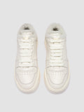 ROCKVILLE 105 - White Leather Low Top Sneakers - thumb image 2,side view