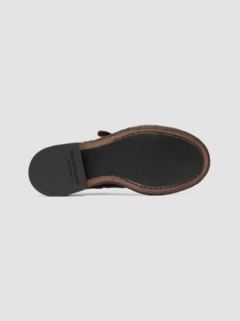 RUGGED 111 - Brown Leather Monk Shoes