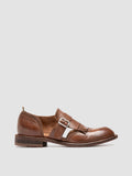 RUGGED 119 - Braune Monk-Schuhe aus Leder - thumb image 1,side view