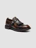 RUGGED 126_W - Brown Leather T-Bar Shoes - thumb image 3,side view