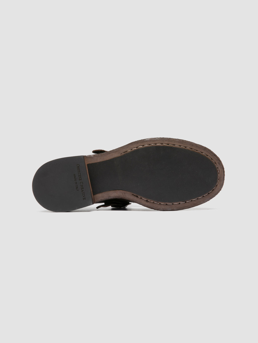 RUGGED 126_W - Brown Leather T-Bar Shoes - image 5,side view
