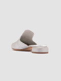 SAGE 106 - Silver Leather Mule Sandals - thumb image 4,side view