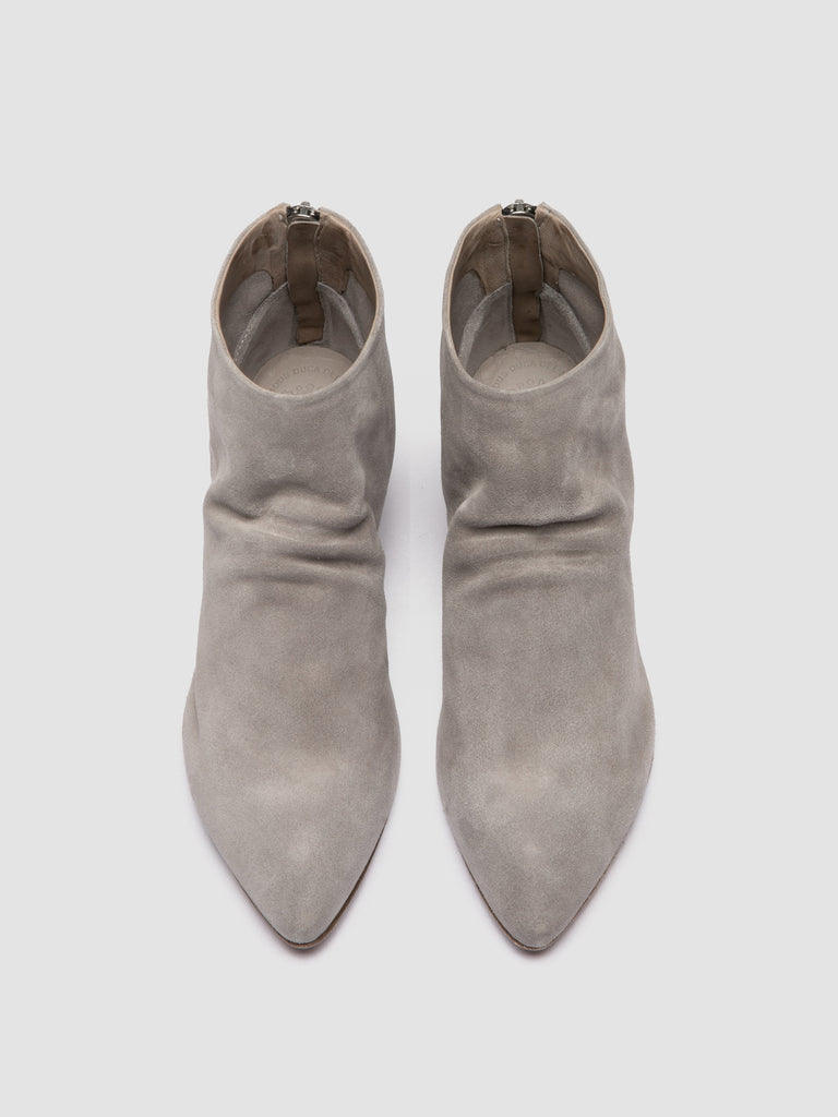 SALLY 001 - Grey Suede Booties