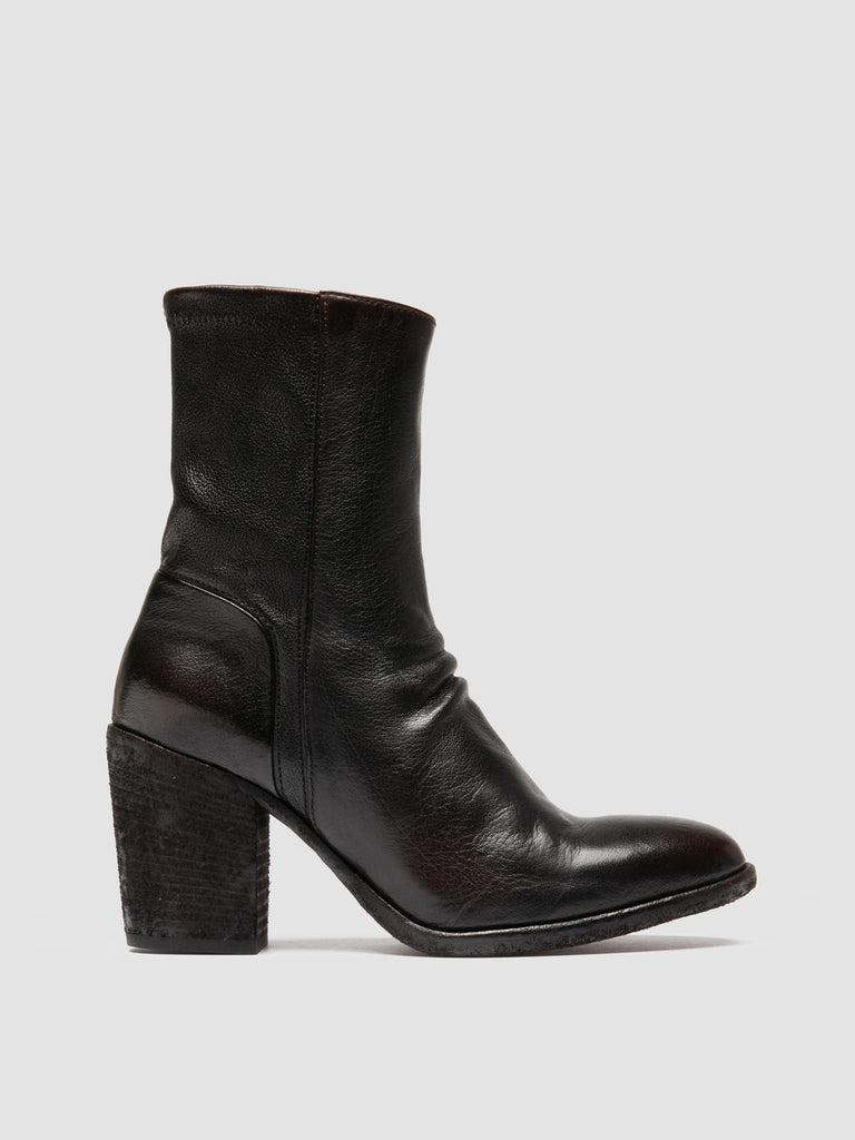 SEVAN 002 - Black Leather Zip Boots
