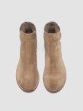 SHANTEL 003 - Taupe Suede Zipped Boots - thumb image 2,side view