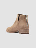 SHANTEL 003 - Taupe Suede Zipped Boots - thumb image 4,side view