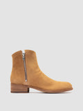 SHANTEL 004 - Camel Suede Zipped Boots - thumb image 1,side view