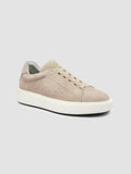 SLOUCH 101 - Ivory Suede Sneakers - thumb image 3,side view
