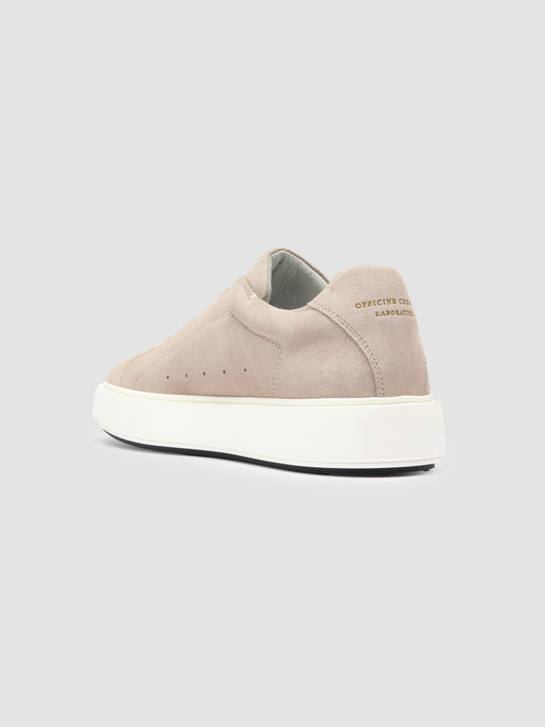 SLOUCH 101 - Ivory Suede Sneakers