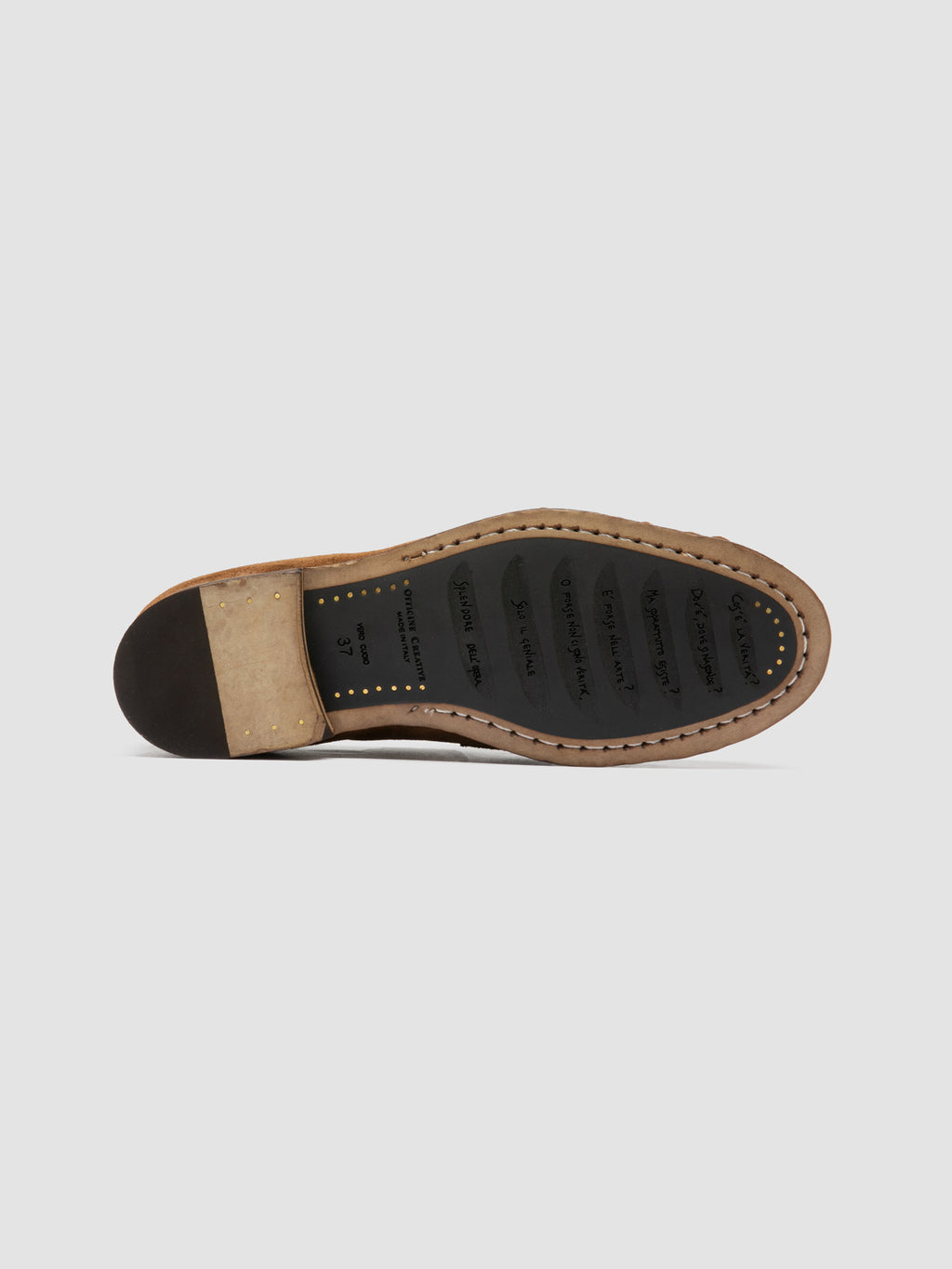 SOLITUDE 107 - Brown Suede Penny Loafers - image 5,side view