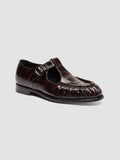 SOLITUDE 115 - Brown Leather T-Bar Shoes - thumb image 3,side view