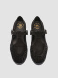 SOLITUDE 115 - Black Suede T-Bar Shoes - thumb image 2,side view