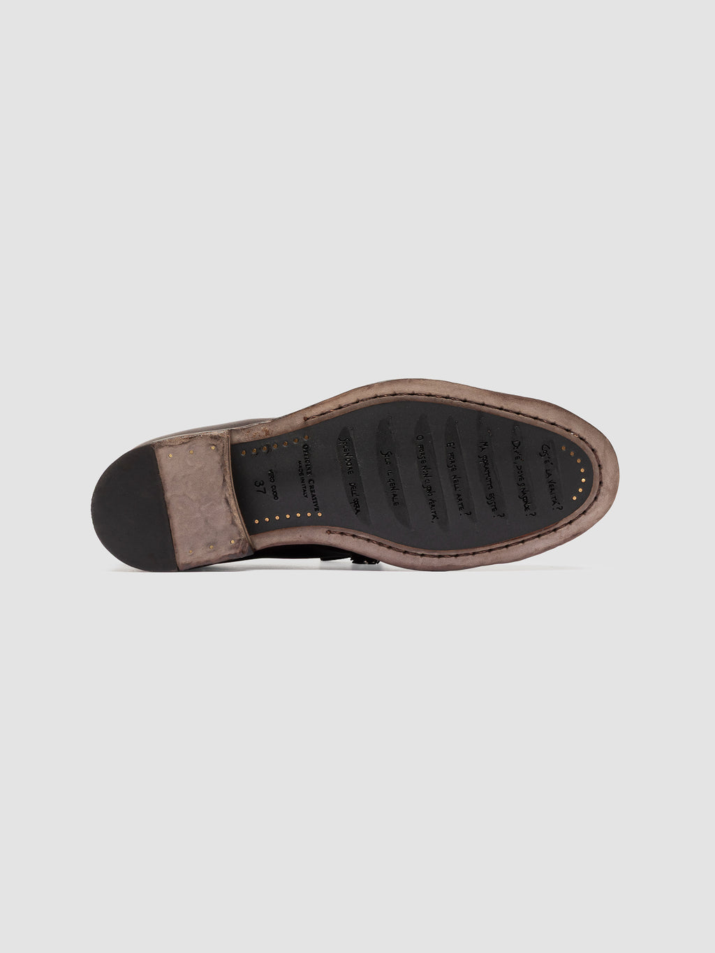 SOLITUDE 116_W - Brown Leather Derby Shoes - image 5,side view