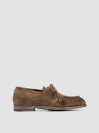 SOLITUDE 116_W - Braune Derby-Schuhe aus Wildleder