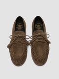 SOLITUDE 116_W - Brown Suede Derby Shoes - thumb image 2,side view