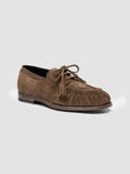 SOLITUDE 116_W - Brown Suede Derby Shoes - thumb image 3,side view