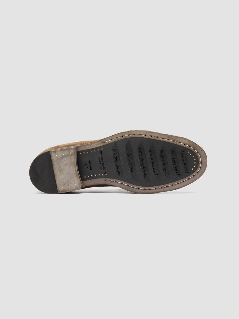 SOLITUDE 116_W - Brown Suede Derby Shoes