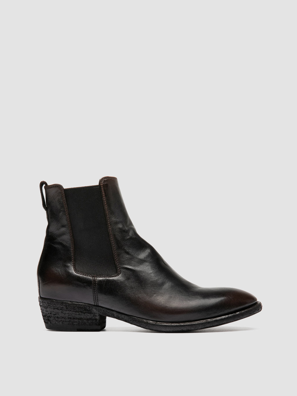 SONEGAL DD 001 - Brown Leather Chelsea Boots - image 1,side view
