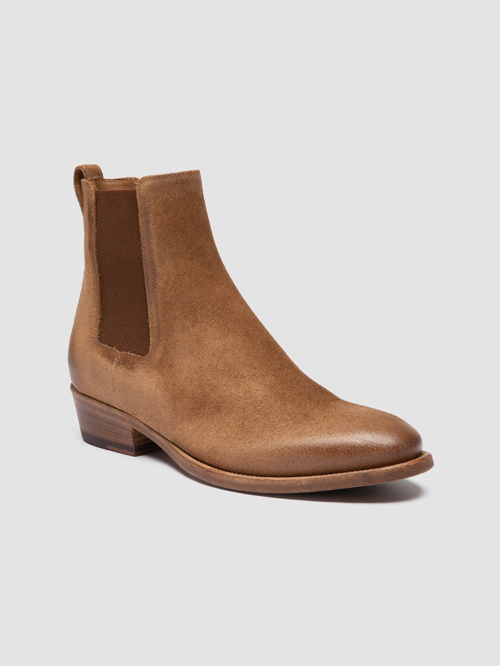 SONEGAL DD 001 - Brown Suede Chelsea Boots - image 3,side view