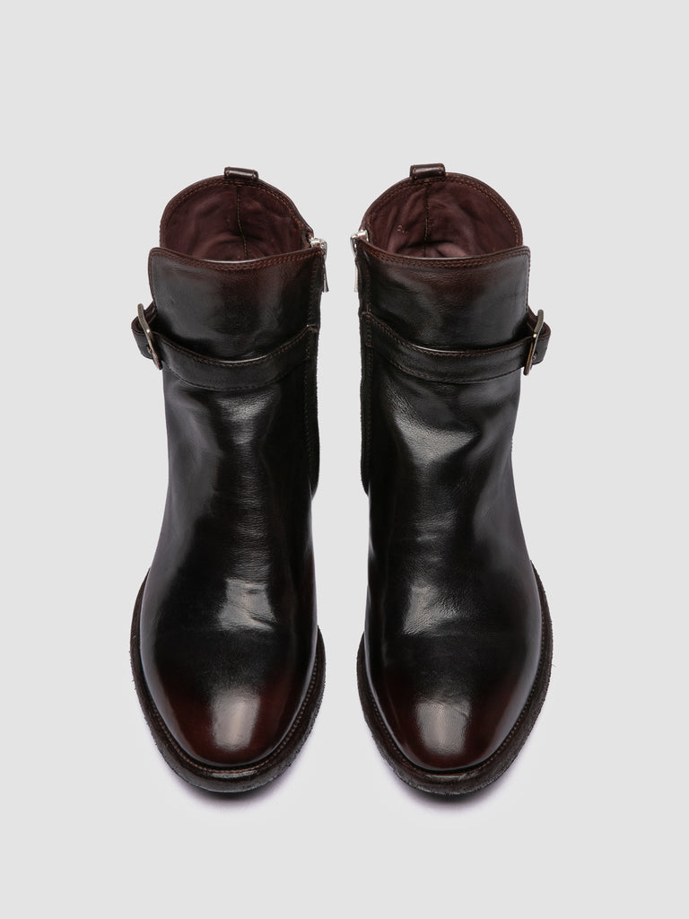 SONEGAL DD 002 - Brown Leather Zip Boots