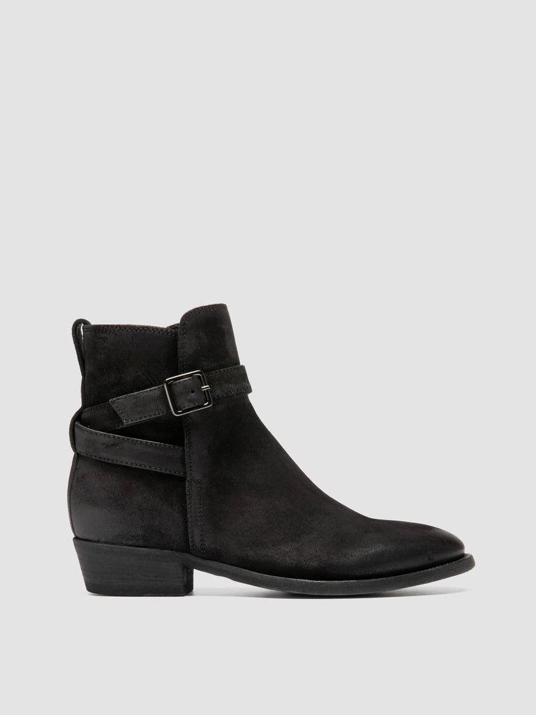 SONEGAL DD 002 - Black Suede Zip Boots