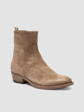 SONEGAL DD 003 - Brown Suede Zip Boots - thumb image 3,side view
