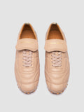 STRIKER 101 - Rosafarbene Low-Top-Sneaker aus Leder - thumb image 2,side view