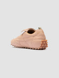STRIKER 101 - Rosafarbene Low-Top-Sneaker aus Leder - thumb image 4,side view