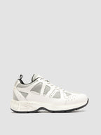 SUPURBIA 101 - Weiße Low-Top-Sneaker aus Leder und Mesh