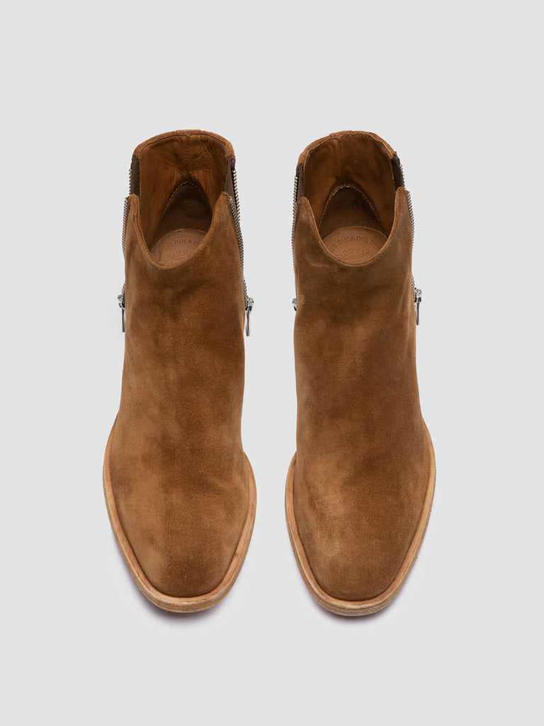 SYDNE 015 - Brown Suede Ankle Boots