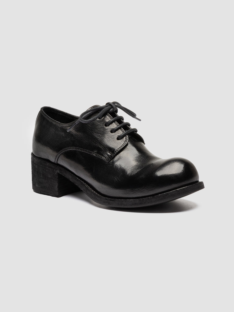 THUBBLE 101 - Black Leather Derby Shoes