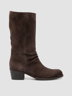 WADE 014 - Brown Suede Zip Boots