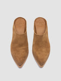 WANDA DD 101 - Brown Suede Mule Sandals - thumb image 2,side view