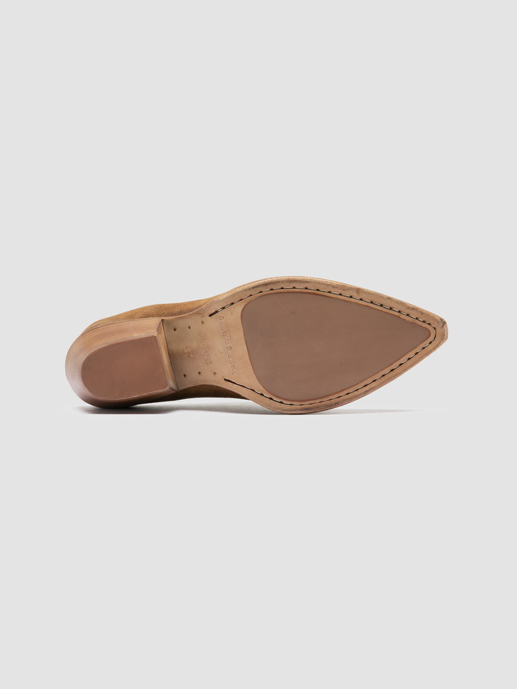 WANDA DD 101 - Brown Suede Mule Sandals - image 5,side view
