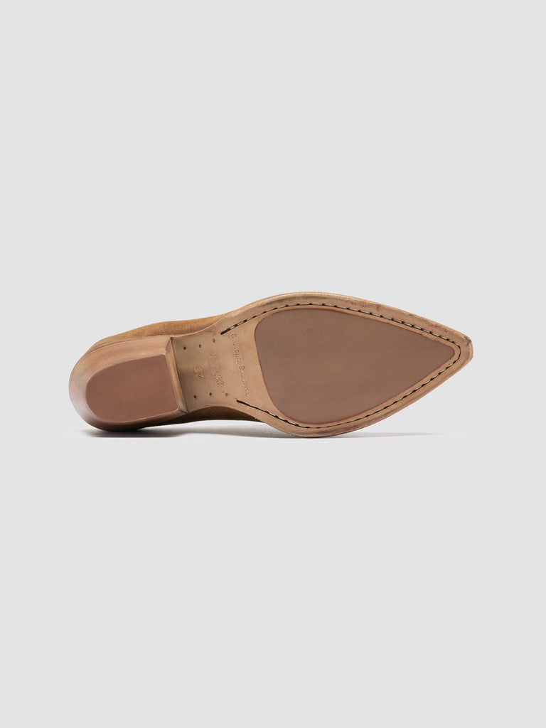 WANDA DD 101 - Brown Suede Mule Sandals
