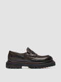 WISAL DD 101 - Brown Leather Penny Loafers - thumb image 1,side view