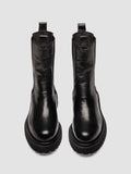 WISAL DD 107 - Schwarze Chelsea-Lederstiefel - thumb image 2,side view