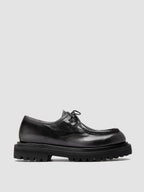 WISAL DD 125 - Schwarze Derby-Schuhe aus Leder