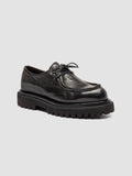 WISAL DD 125 - Brown Leather Derby Shoes - thumb image 3,side view