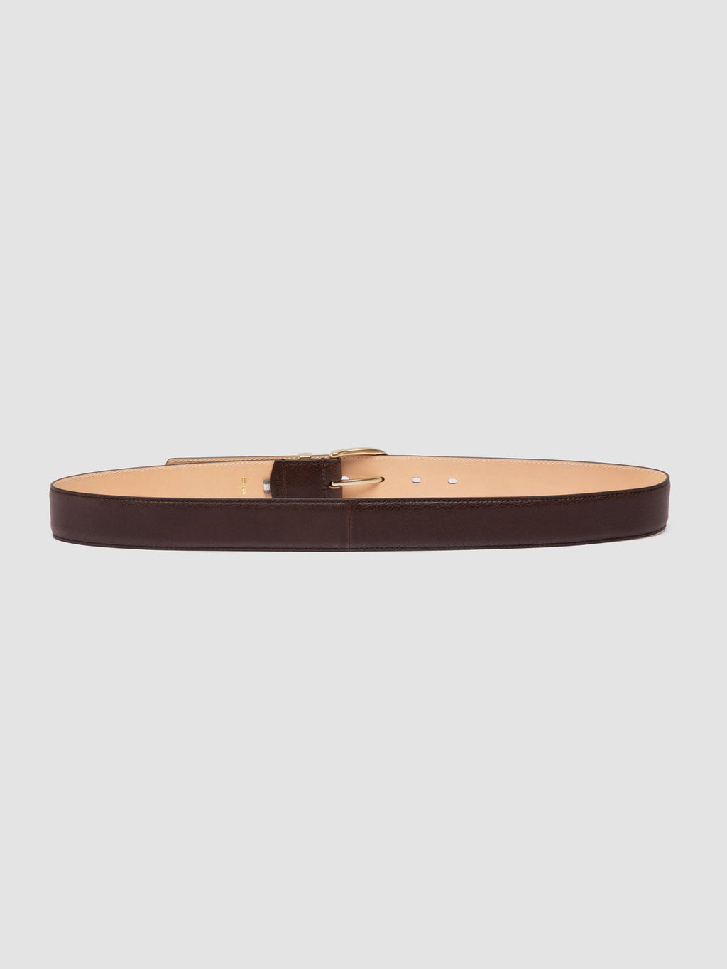 OC STRIP 100 - Brauner Ledergürtel - image 3,side view