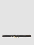 OC STRIP 102 - Black Leather Belt - thumb image 1,side view